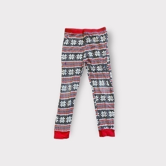 Nap Chat Nordic Christmas Pajama Pants Gray Combo XS 6 - Picture 1 of 2